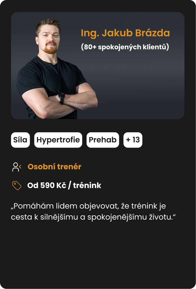 Tréner Jakub Brázda