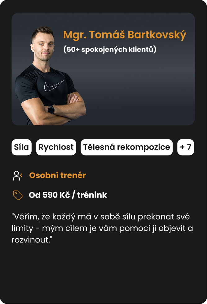 Trenér Tomáš Bartkovský